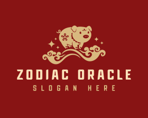 Chinese Zodiac Pig logo