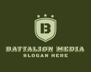 Army Shield Military logo design