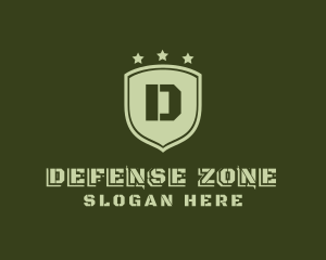 Army Shield Military logo design