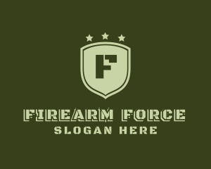 Army Shield Military logo design