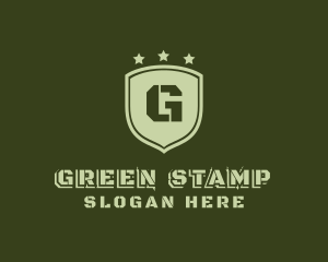 Army Shield Military logo design