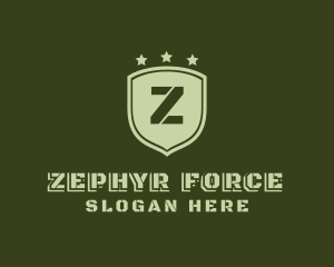 Army Shield Military logo design