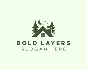 Forest Cottage House logo design