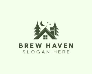 Forest Cottage House logo design