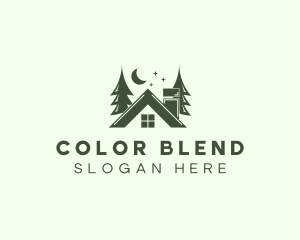 Forest Cottage House logo design