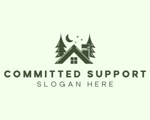 Forest Cottage House logo design