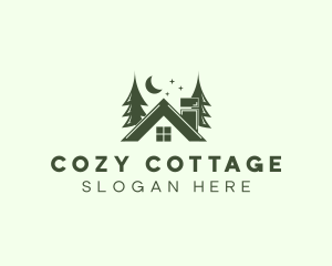 Forest Cottage House logo design