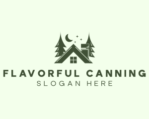 Forest Cottage House logo design