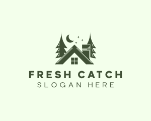 Forest Cottage House logo design