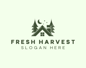 Forest Cottage House logo design