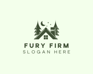 Forest Cottage House logo design