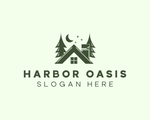 Forest Cottage House logo design