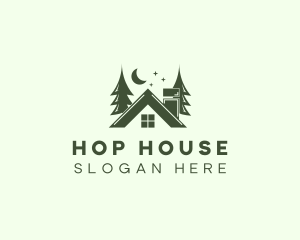 Forest Cottage House logo design