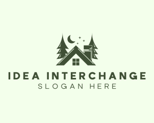 Forest Cottage House logo design