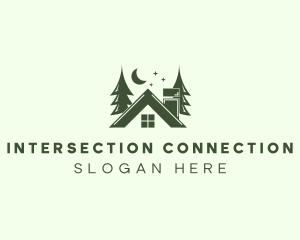 Forest Cottage House logo design