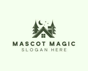 Forest Cottage House logo design