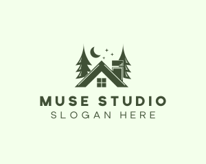 Forest Cottage House logo design