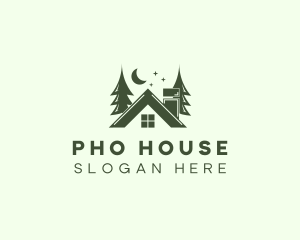 Forest Cottage House logo design