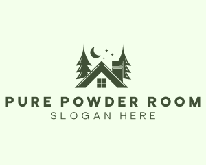 Forest Cottage House logo design