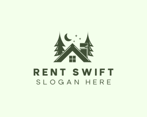 Forest Cottage House logo design