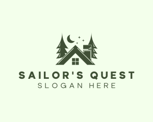 Forest Cottage House logo design