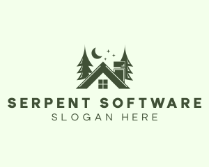 Forest Cottage House logo design