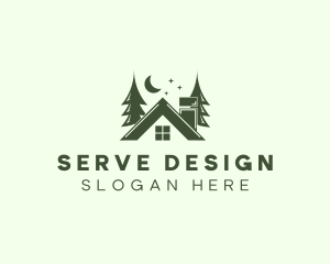 Forest Cottage House logo design