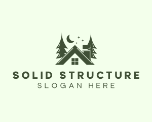 Forest Cottage House logo design