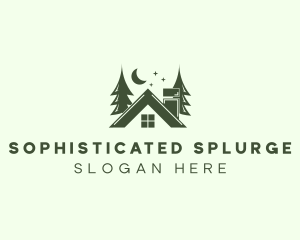 Forest Cottage House logo design