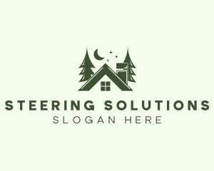 Forest Cottage House logo design