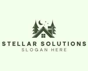 Forest Cottage House logo design