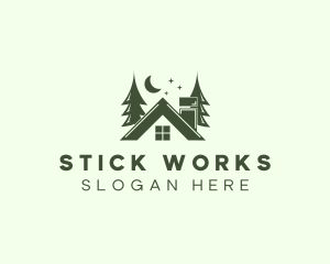 Forest Cottage House logo design