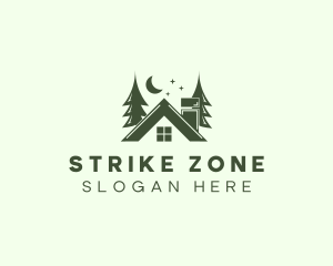 Forest Cottage House logo design