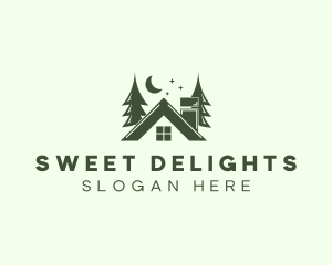 Forest Cottage House logo design