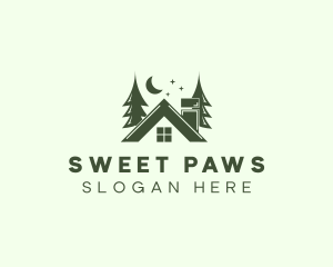 Forest Cottage House logo design