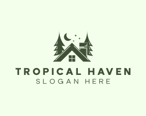 Forest Cottage House logo design