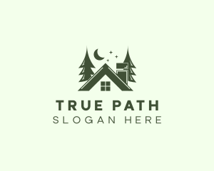 Forest Cottage House logo design