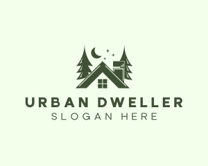 Forest Cottage House logo design