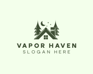 Forest Cottage House logo design