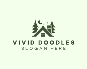 Forest Cottage House logo design