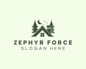 Forest Cottage House logo design