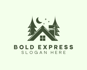 Forest Cottage House logo design