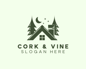 Forest Cottage House logo design