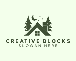 Forest Cottage House logo design