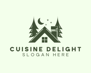 Forest Cottage House logo design