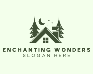 Forest Cottage House logo design