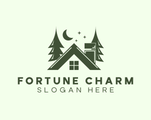 Forest Cottage House logo design