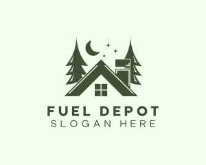 Forest Cottage House logo design