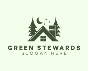 Forest Cottage House logo design