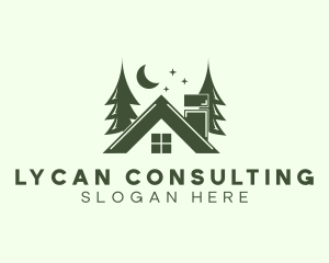 Forest Cottage House logo design